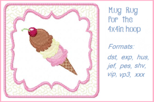3 Scoops: A Sweet Embroidery Design for Etsy Sellers