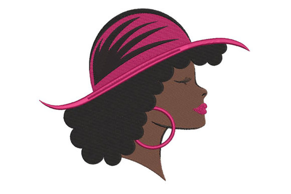 Beautiful Black Woman with Hat: A Holiday Embroidery Review