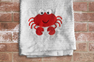 Cute Cartoon Crab Applique: A Craft Fair Best-Seller