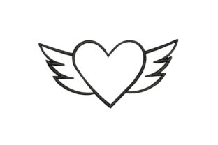 Heart with Wings Line Art: A Designer's Review