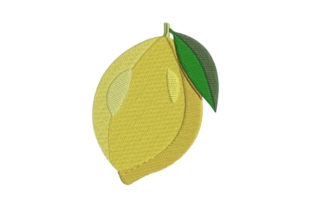Lemon Embroidery Design Review for Small Business Merch