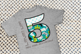 Level Up 5th Birthday Applique: A Gamer Design Review