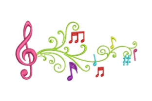 Musical Notes: A Festive Embroidery Design Review