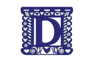 Papel Picado Alphabet D Review for Craft Fairs