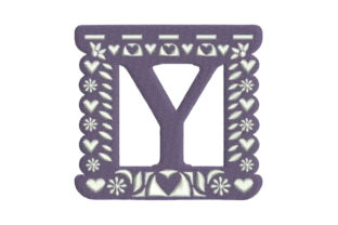 Papel Picado Alphabet Y: A Bold Monogram for Craft Fairs