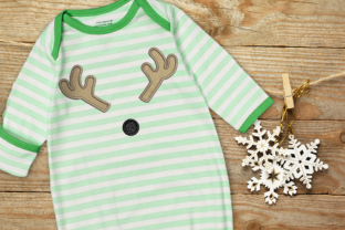 Reindeer Face Applique Review for Boutique Apparel