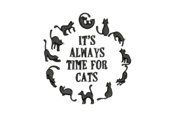Review: It's Always Time for Cats Embroidery Design