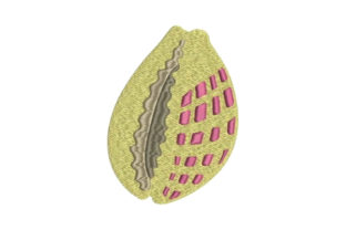 Seashell Embroidery Design Review for Small Business Merch