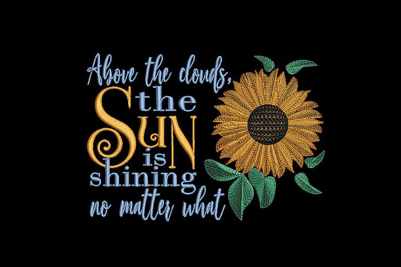 Sunflower and Inspirational Quote: A Designer's Review