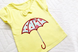 Umbrella Applique: A Sweet Spring Gift Idea